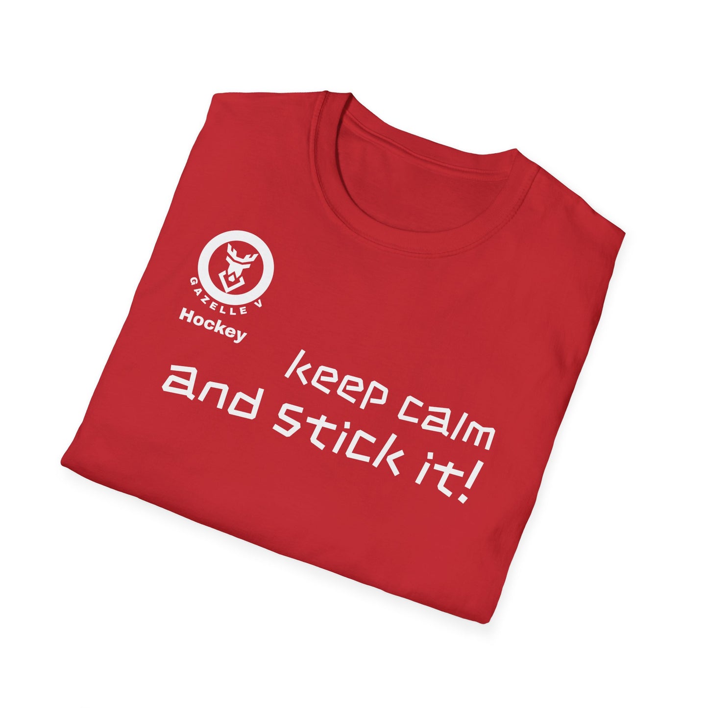 Gazelle V 'Keep Calm and Stick It' Hockey T-Shirt