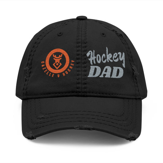 Gazelle V Hockey "Hockey Dad" Distressed Embroidered Cap