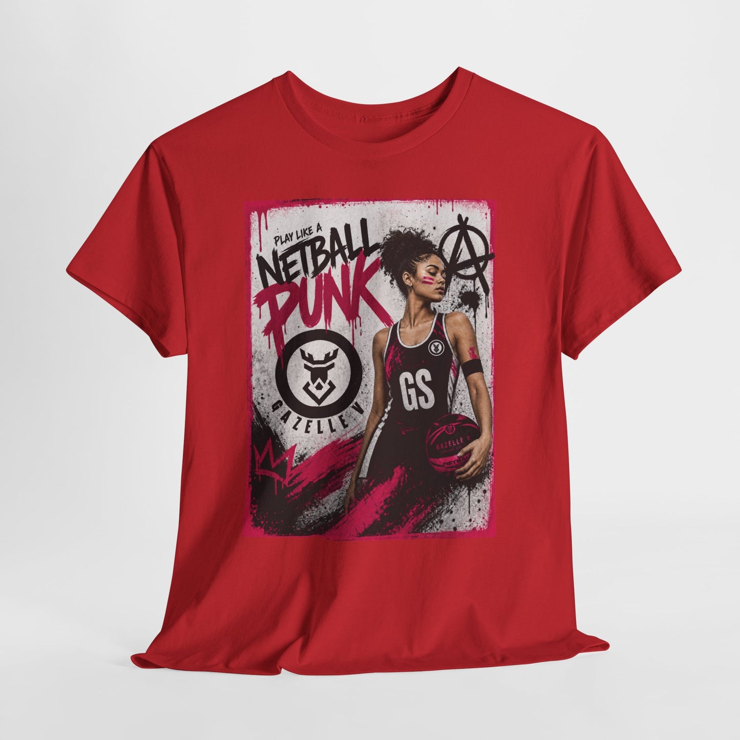 'GS Netball Punk' Limited Edition T-Shirt. PERSONALISATION AVAILABLE