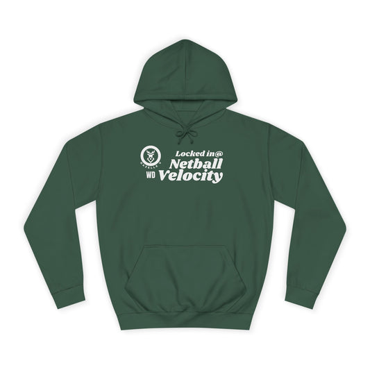 'Gazelle WD (Wing Defence) Locked In@ Netball Velocity' Hoodie