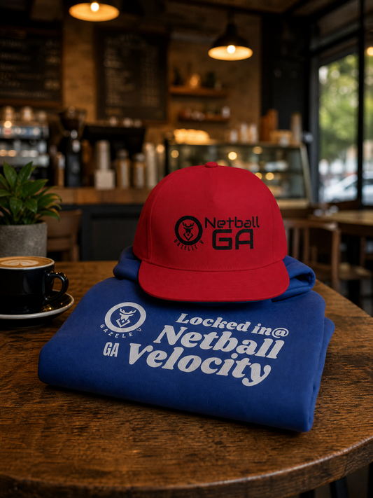 Gazelle V 'Netball GA' – Embroidered Premium Sports Cap