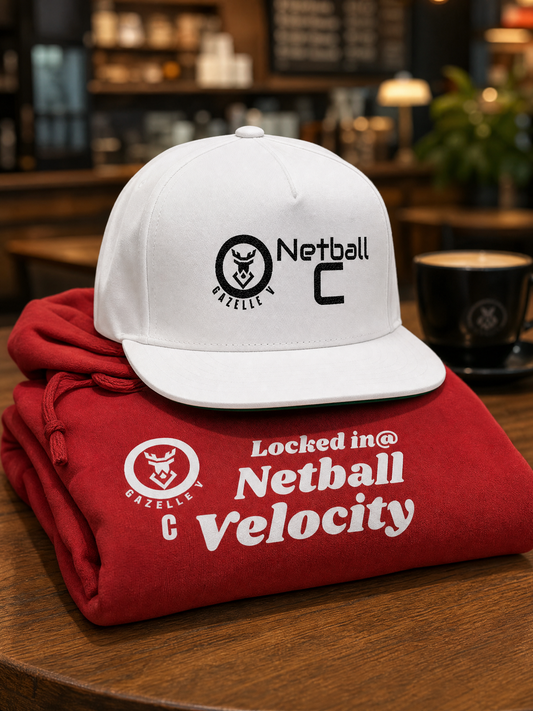 Gazelle V 'Netball C' – Embroidered Premium Sports Cap