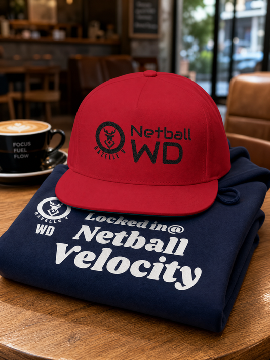Gazelle V 'Netball WD' – Embroidered Premium Sports Cap