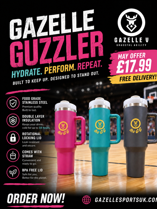'GG Guzzling Gazelle' Stainless Steel 1.1 litre Sport Cup