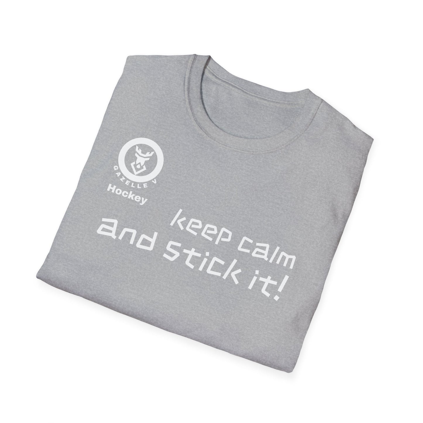 Gazelle V 'Keep Calm and Stick It' Hockey T-Shirt