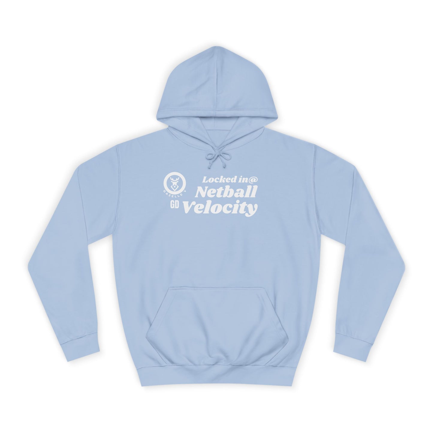 'Gazelle GD (Goal Defence) Locked In@ Netball Velocity' Hoodie