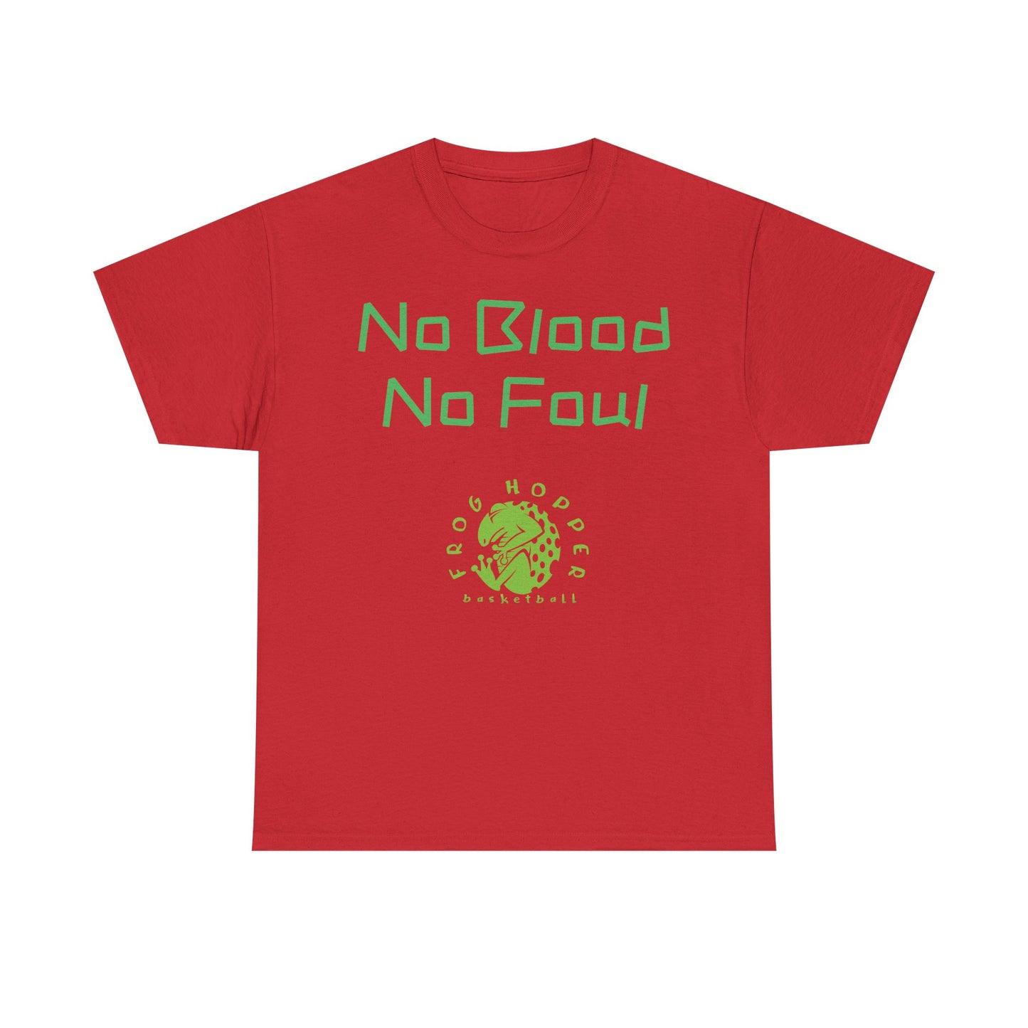 Frog Hopper Basketball "No Blood. No Foul" Sports T-Shirt