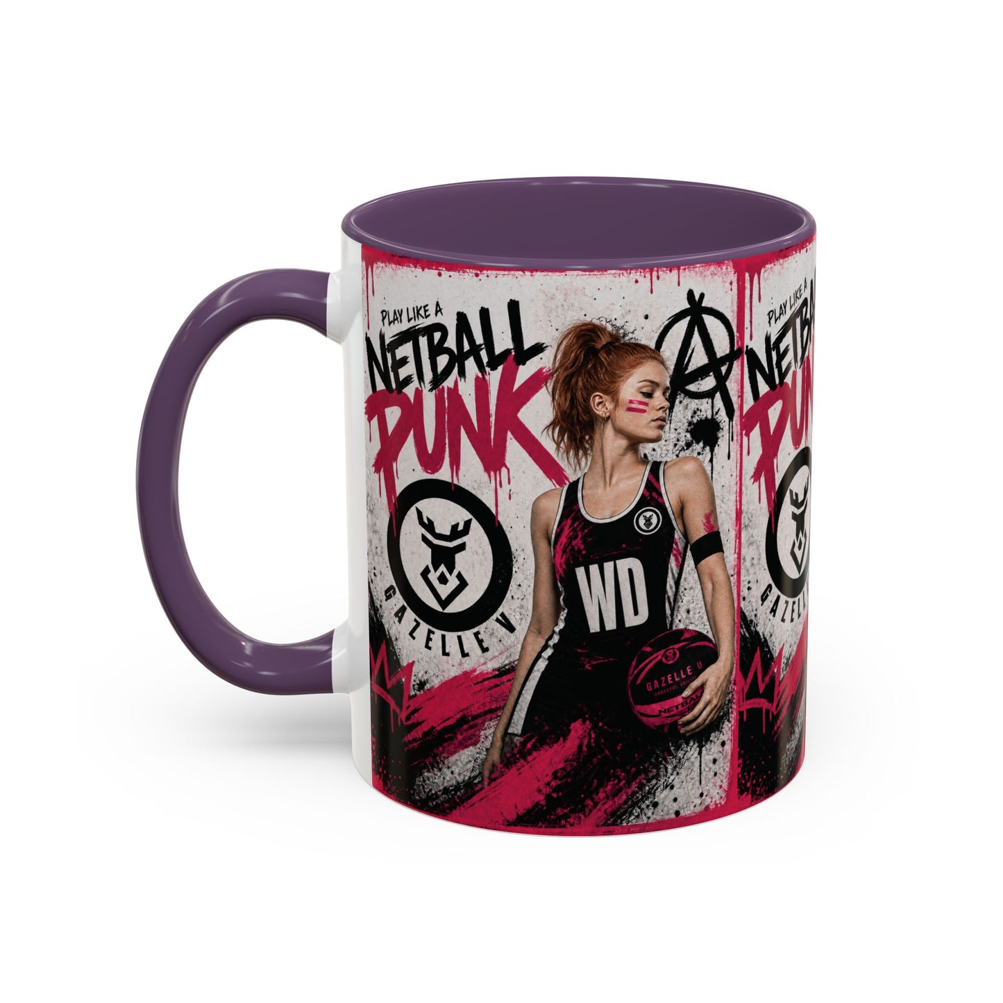 Netball Punk Defence (GK/GD/WD) Coffee Mug