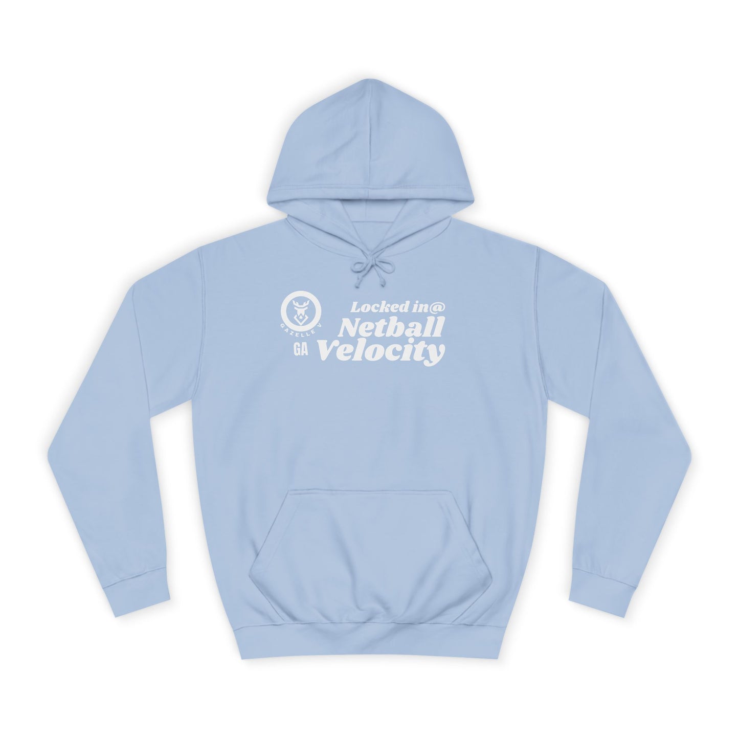 'Gazelle GA (Goal Attack) Locked In@ Netball Velocity' Hoodie