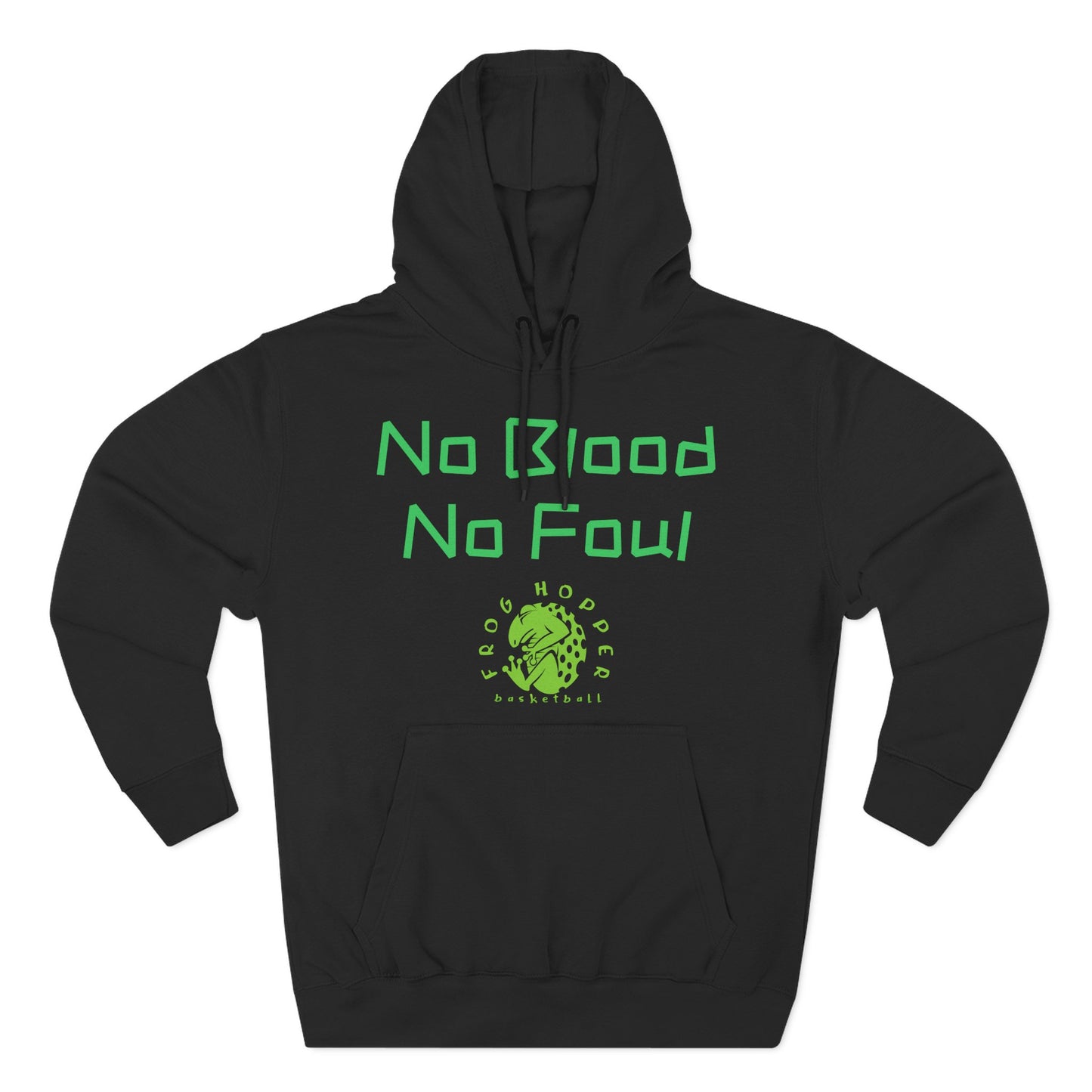 Frog Hopper Basketball "No Blood. No Foul" Sports Hoodie