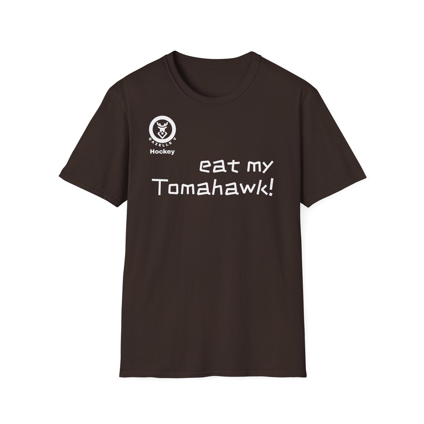 Gazelle V 'Eat My Tomahawk!' Hockey T-Shirt