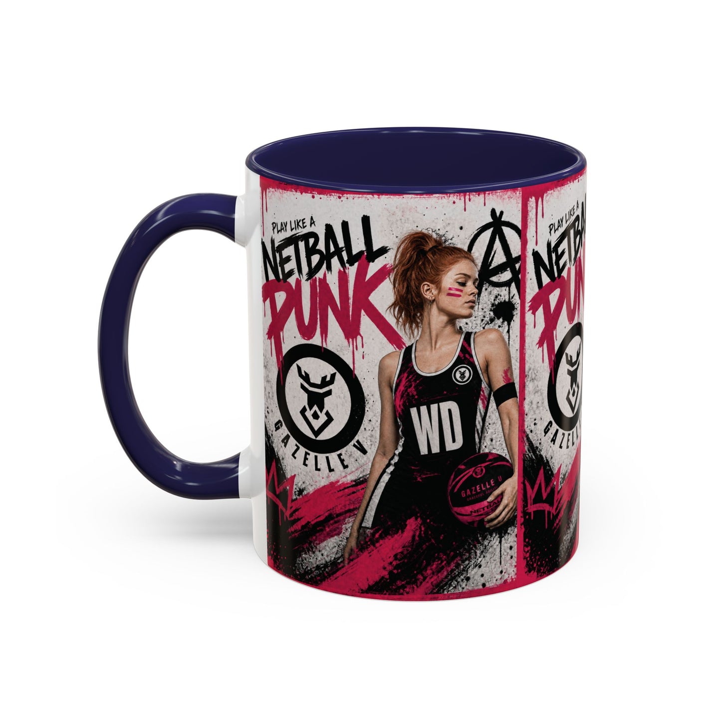 Netball Punk Mid Court (WD/C/WA) Coffee Mug