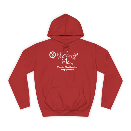 Gazelle V 'Netball Mom Taxi Motivator Supporter' Netball Hoodie