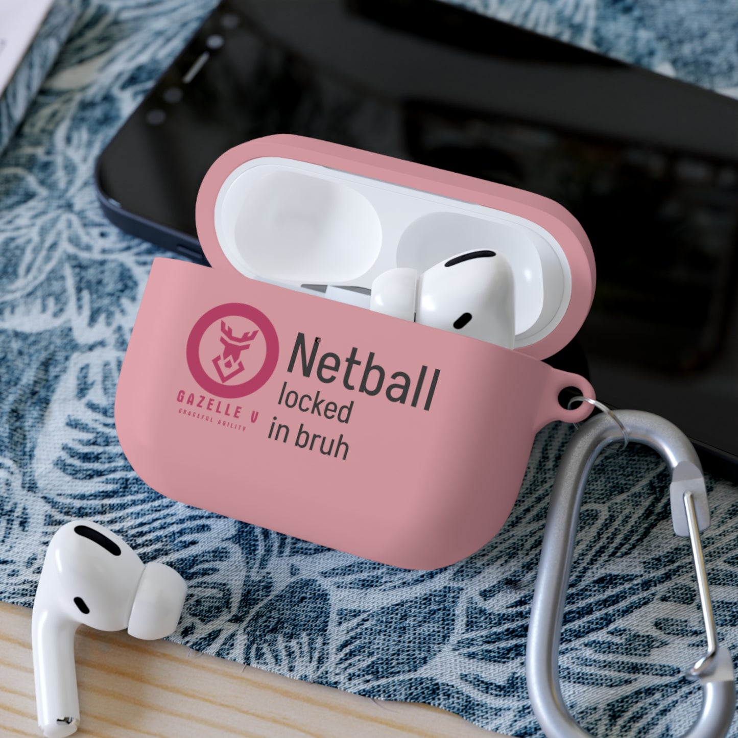 Gazelle Netball 'Netball Punk' Air Pods Case