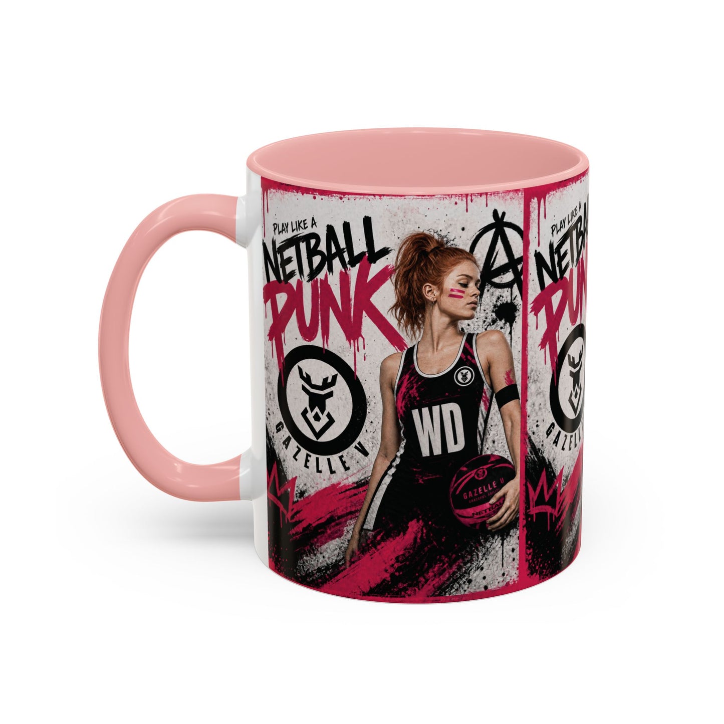 Netball Punk Mid Court (WD/C/WA) Coffee Mug