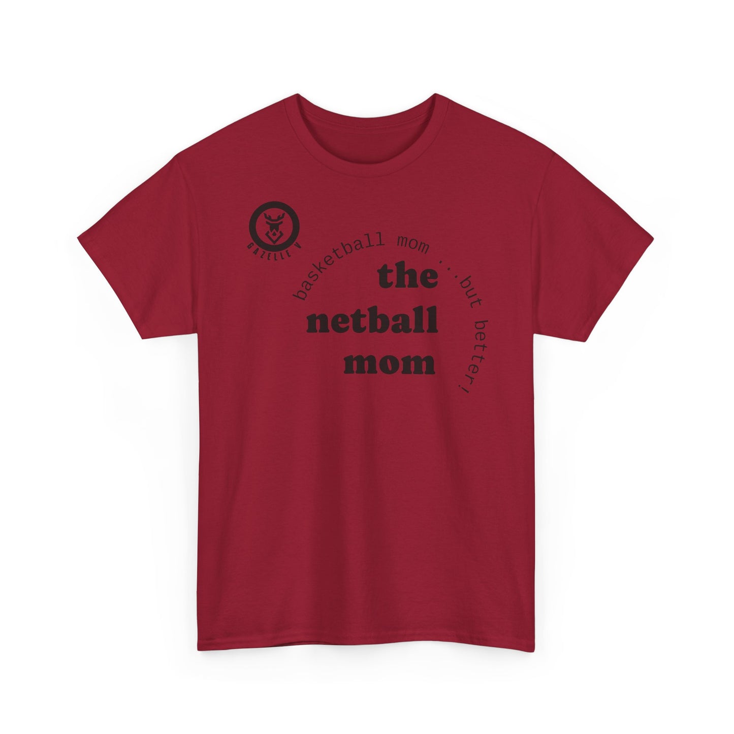 Gazelle 'the netball mum' t-shirt with Gazelle V Logo