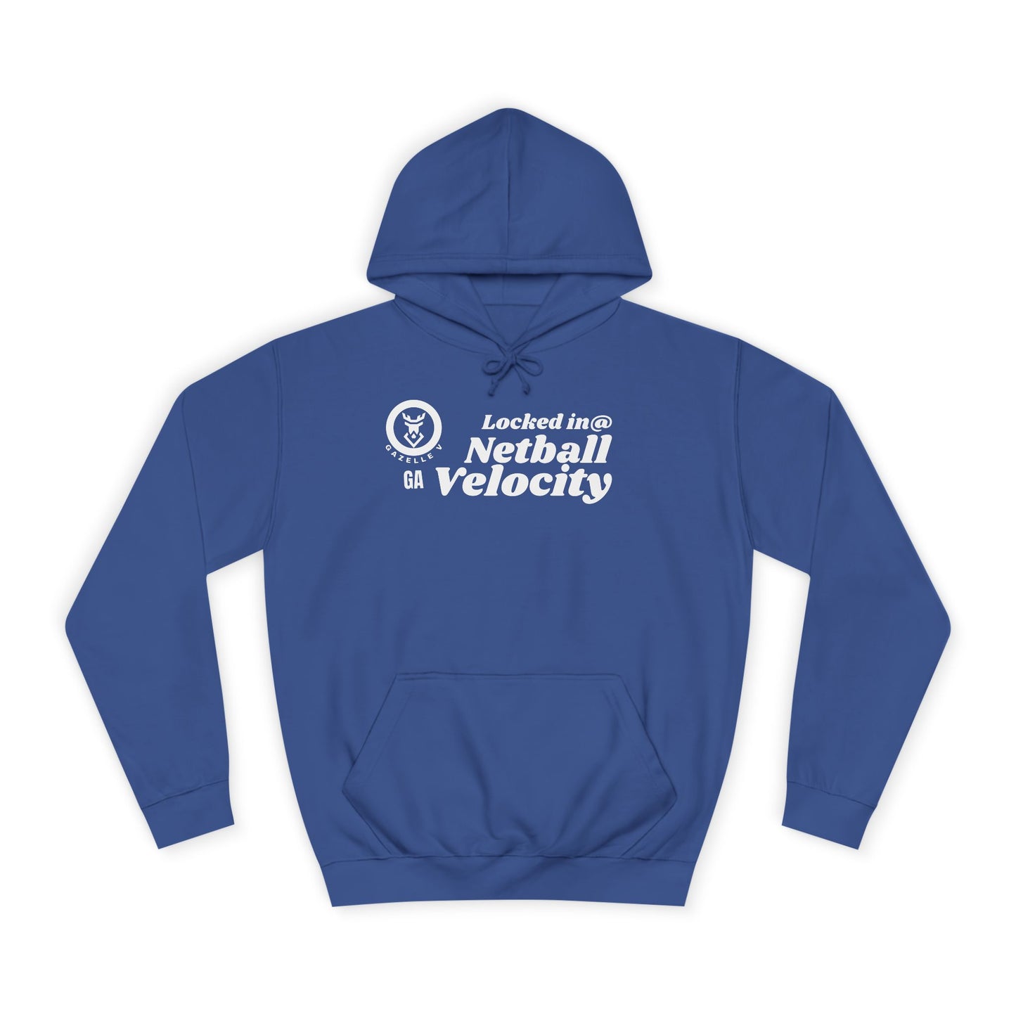 'Gazelle GA (Goal Attack) Locked In@ Netball Velocity' Hoodie