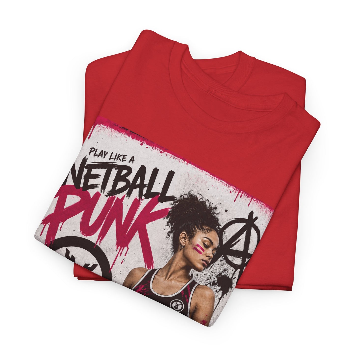 'GS Netball Punk' Limited Edition T-Shirt. PERSONALISATION AVAILABLE