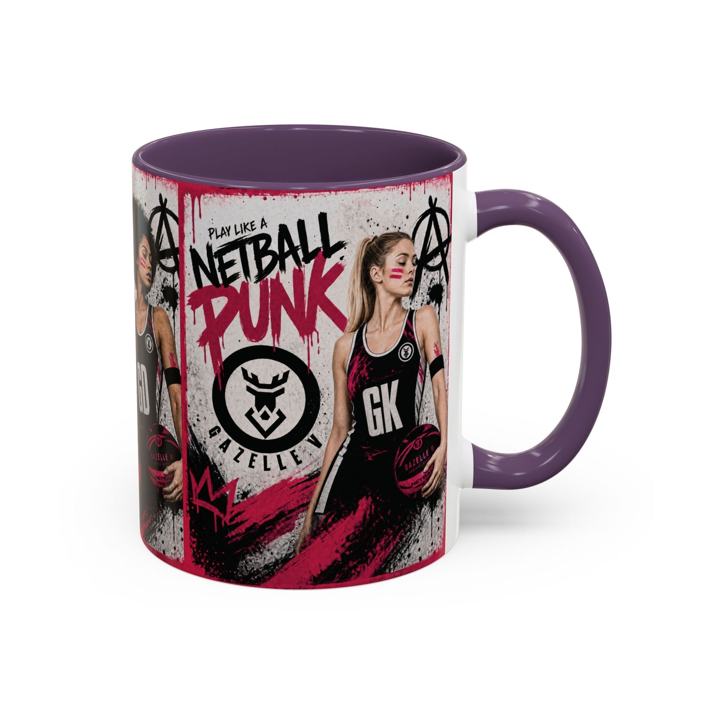 Netball Punk Defence (GK/GD/WD) Coffee Mug