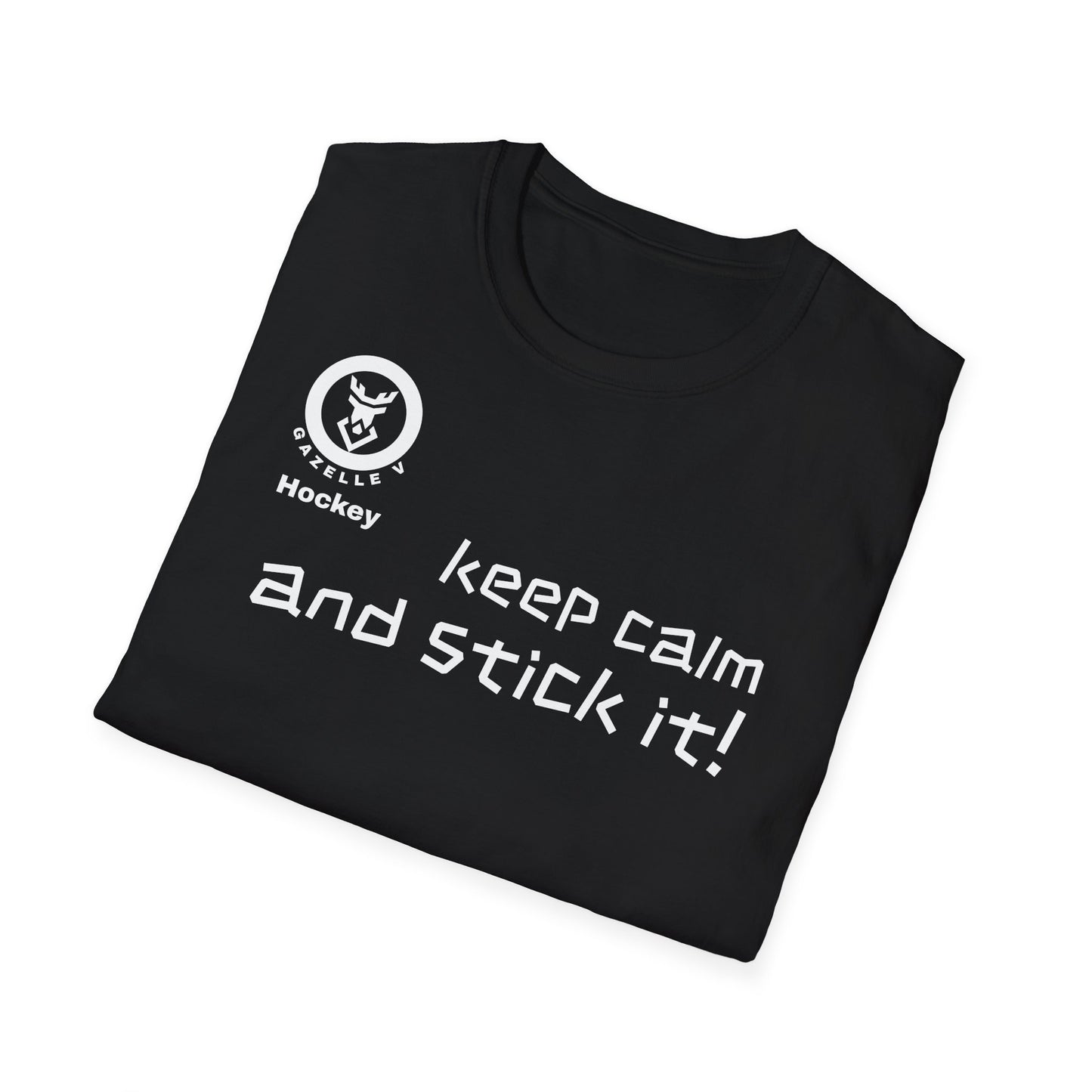 Gazelle V 'Keep Calm and Stick It' Hockey T-Shirt