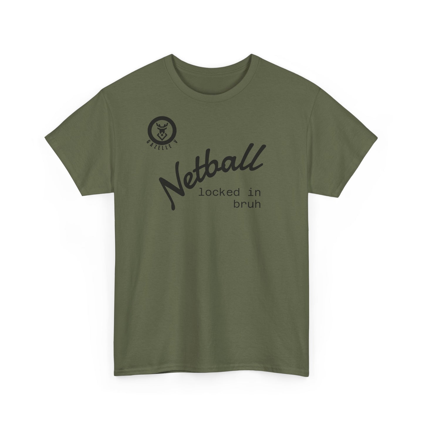 Gazelle V Netball "locked in bruh" Sports T-Shirt