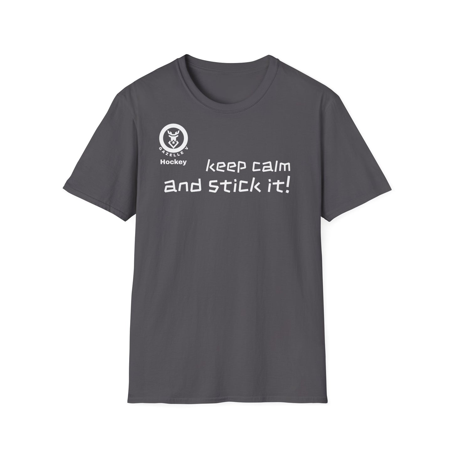 Gazelle V 'Keep Calm and Stick It' Hockey T-Shirt