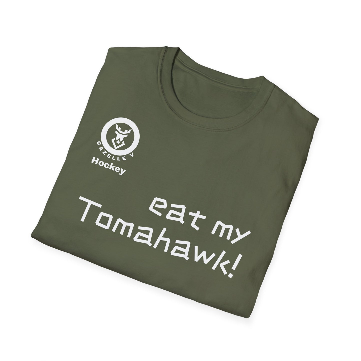 Gazelle V 'Eat My Tomahawk!' Hockey T-Shirt