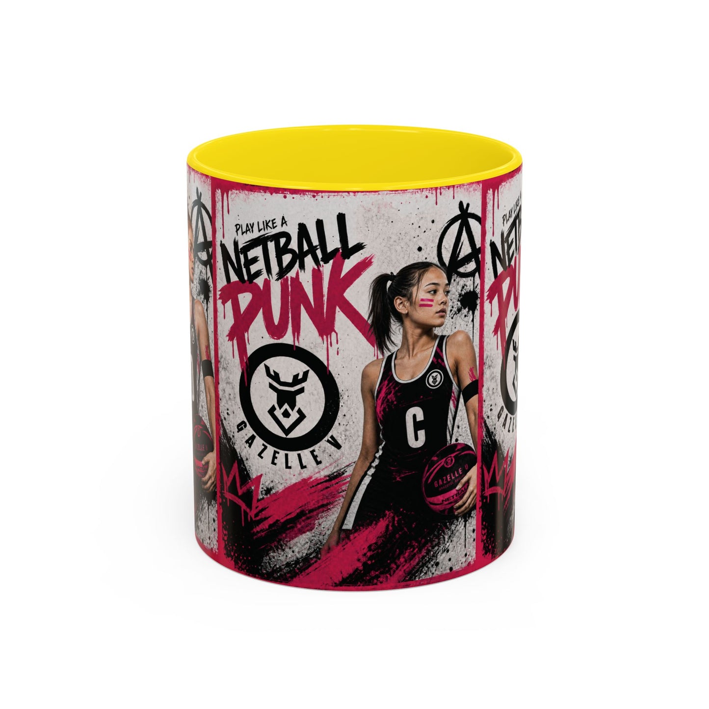 Netball Punk Mid Court (WD/C/WA) Coffee Mug