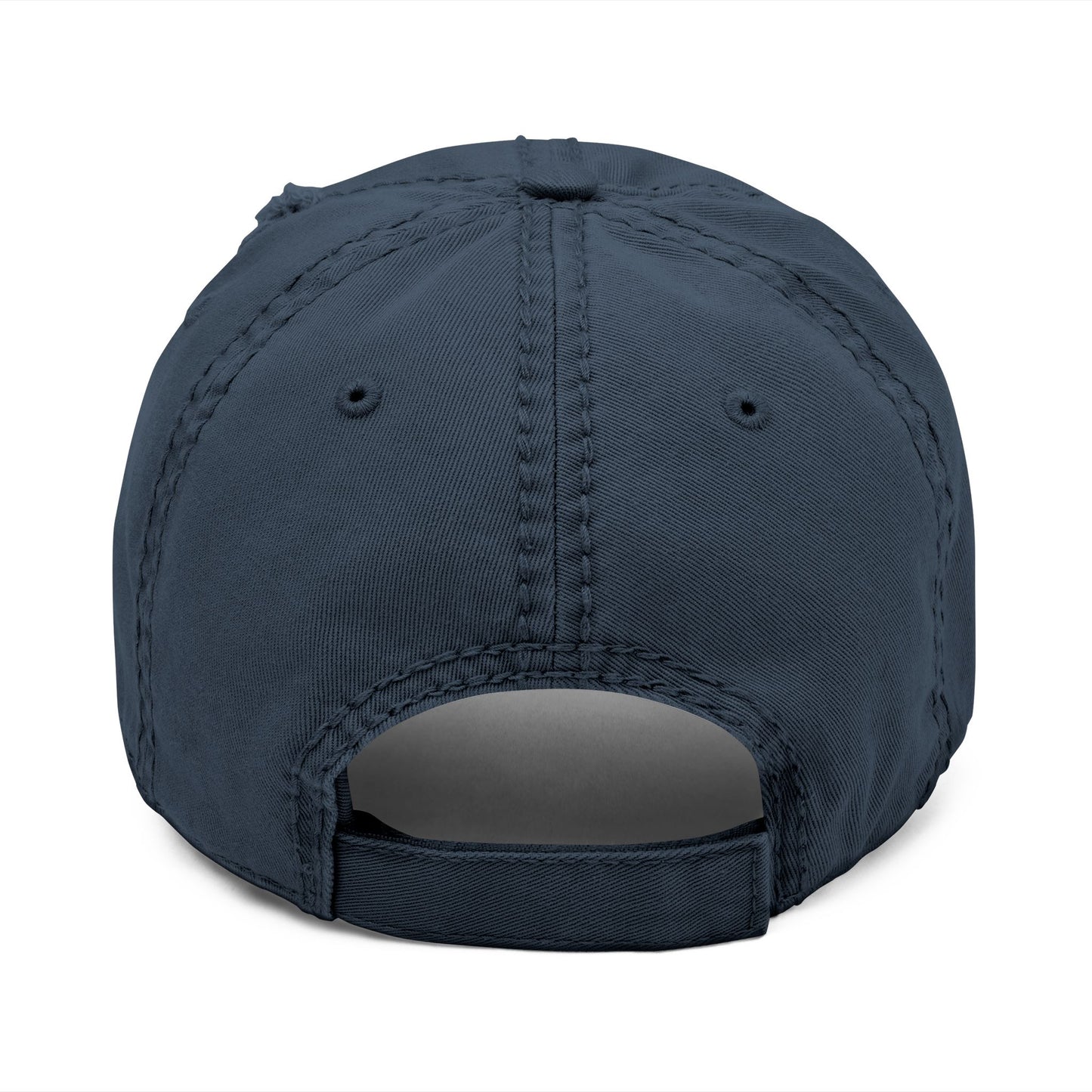 Gazelle 'Netball Dad' Embroidered Distressed Baseball Cap