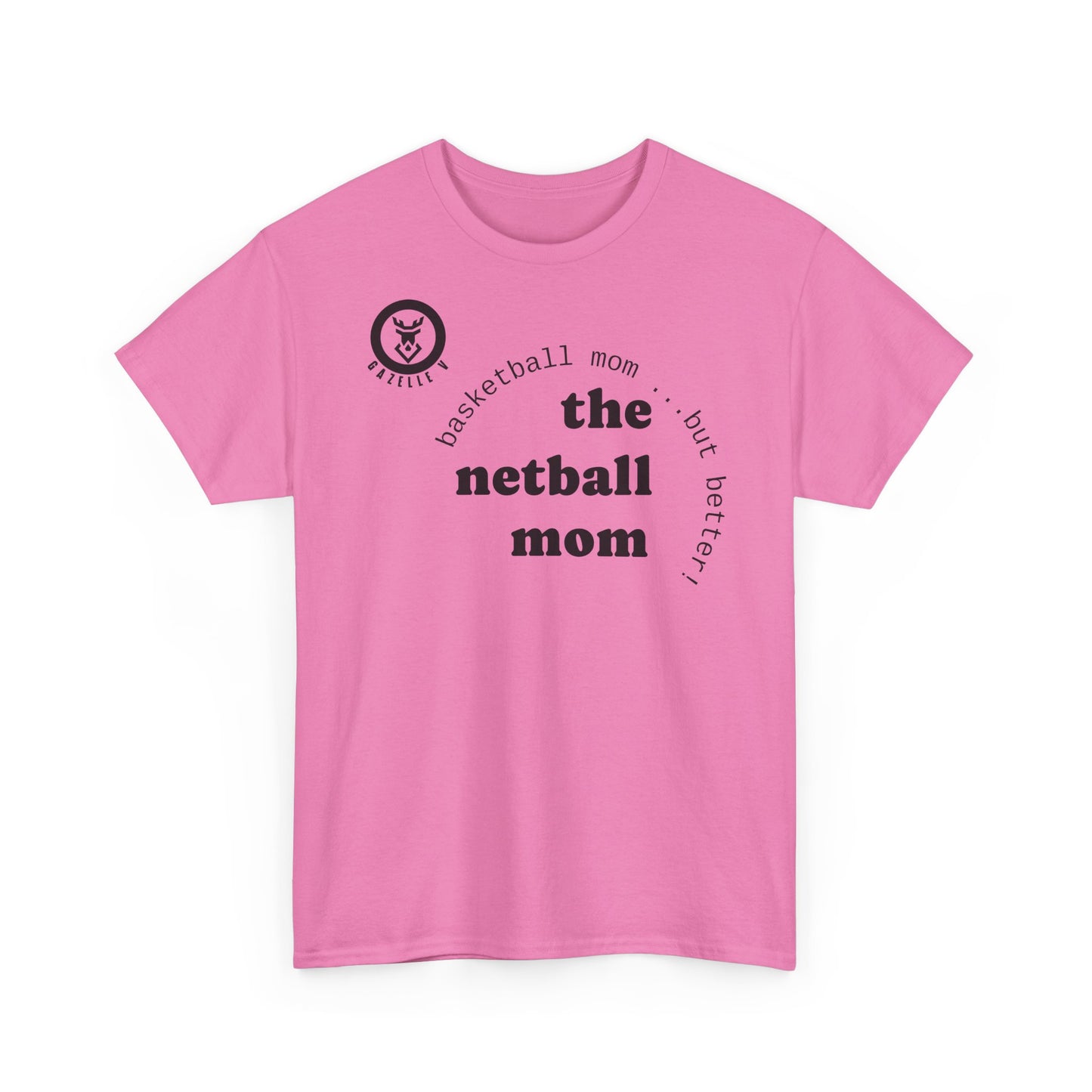 Gazelle 'the netball mum' t-shirt with Gazelle V Logo