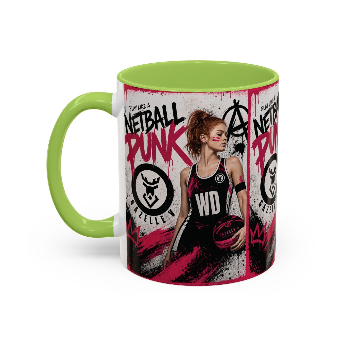 Netball Punk Mid Court (WD/C/WA) Coffee Mug