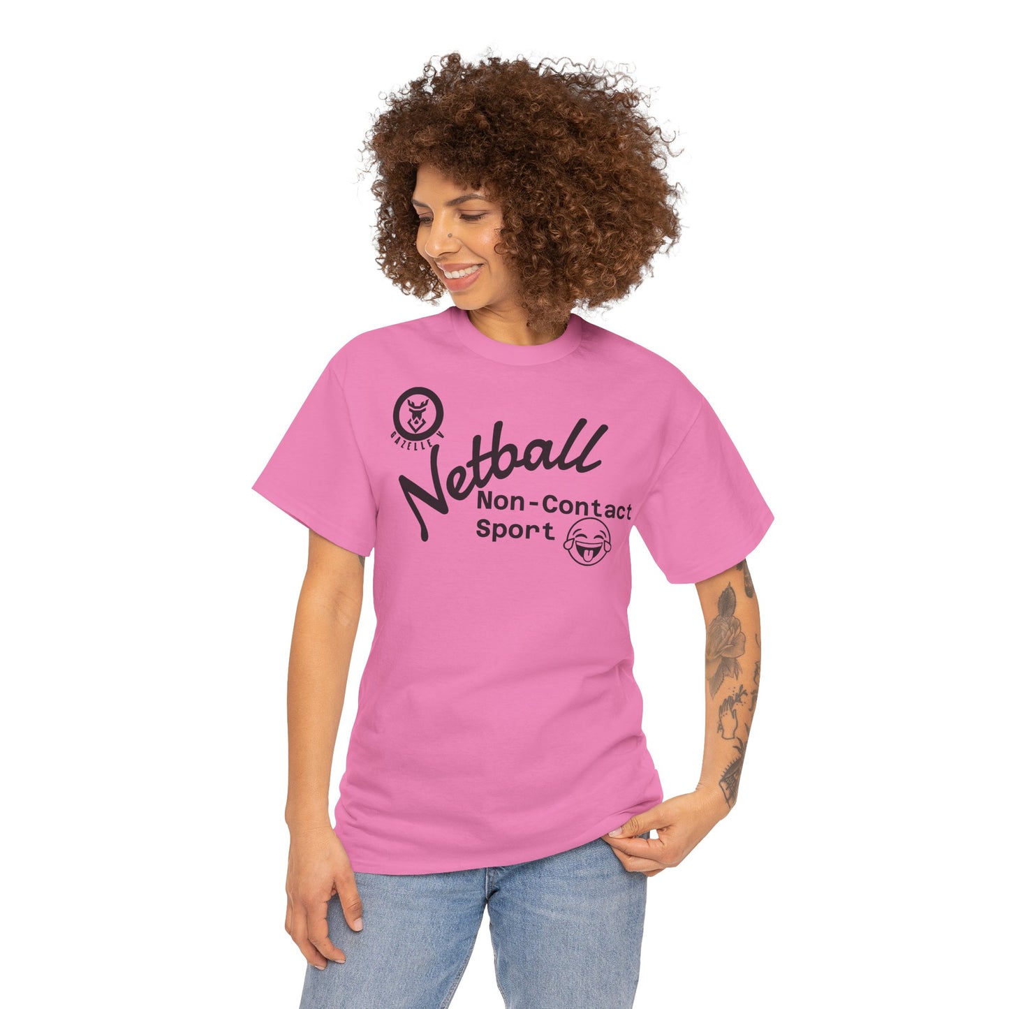 Gazelle V 'Netball. Non-Contact Sport...' t-shirt