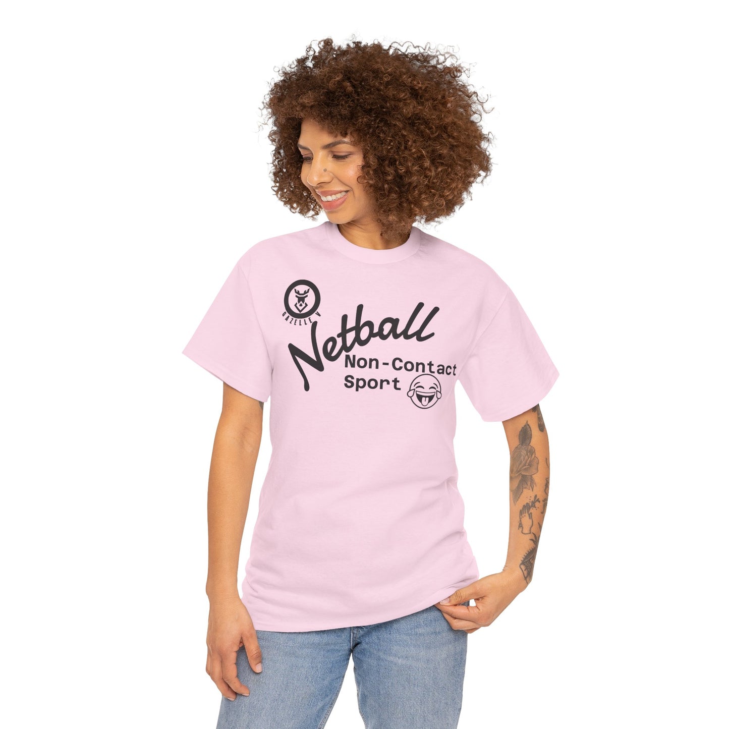 Gazelle V 'Netball. Non-Contact Sport...' t-shirt