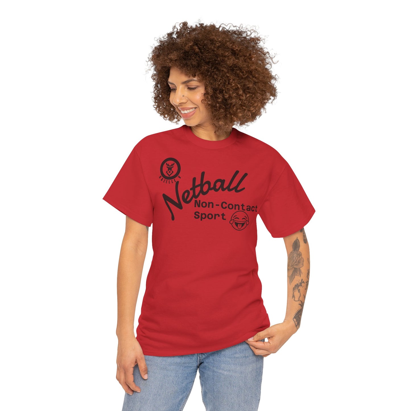 Gazelle V 'Netball. Non-Contact Sport...' t-shirt