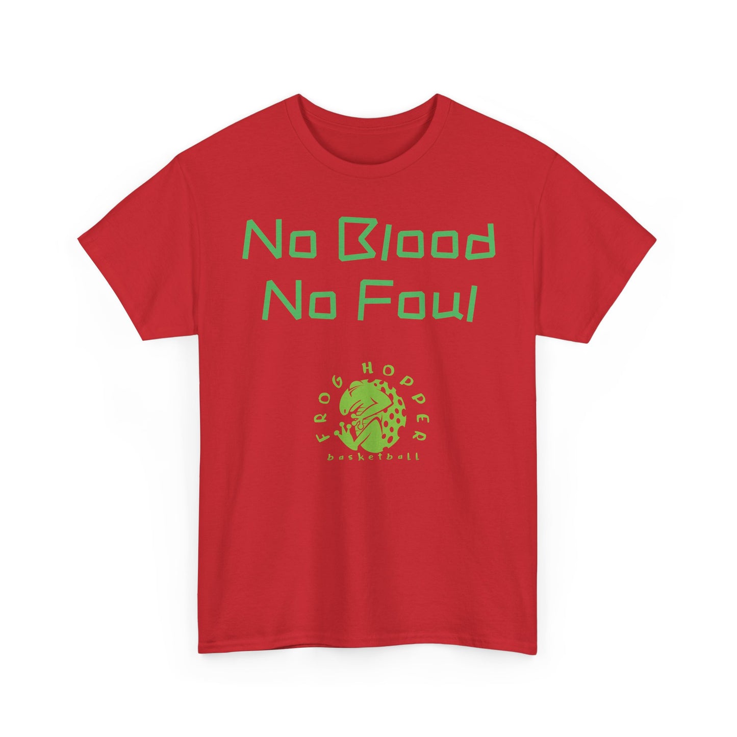 Frog Hopper Basketball "No Blood. No Foul" Sports T-Shirt