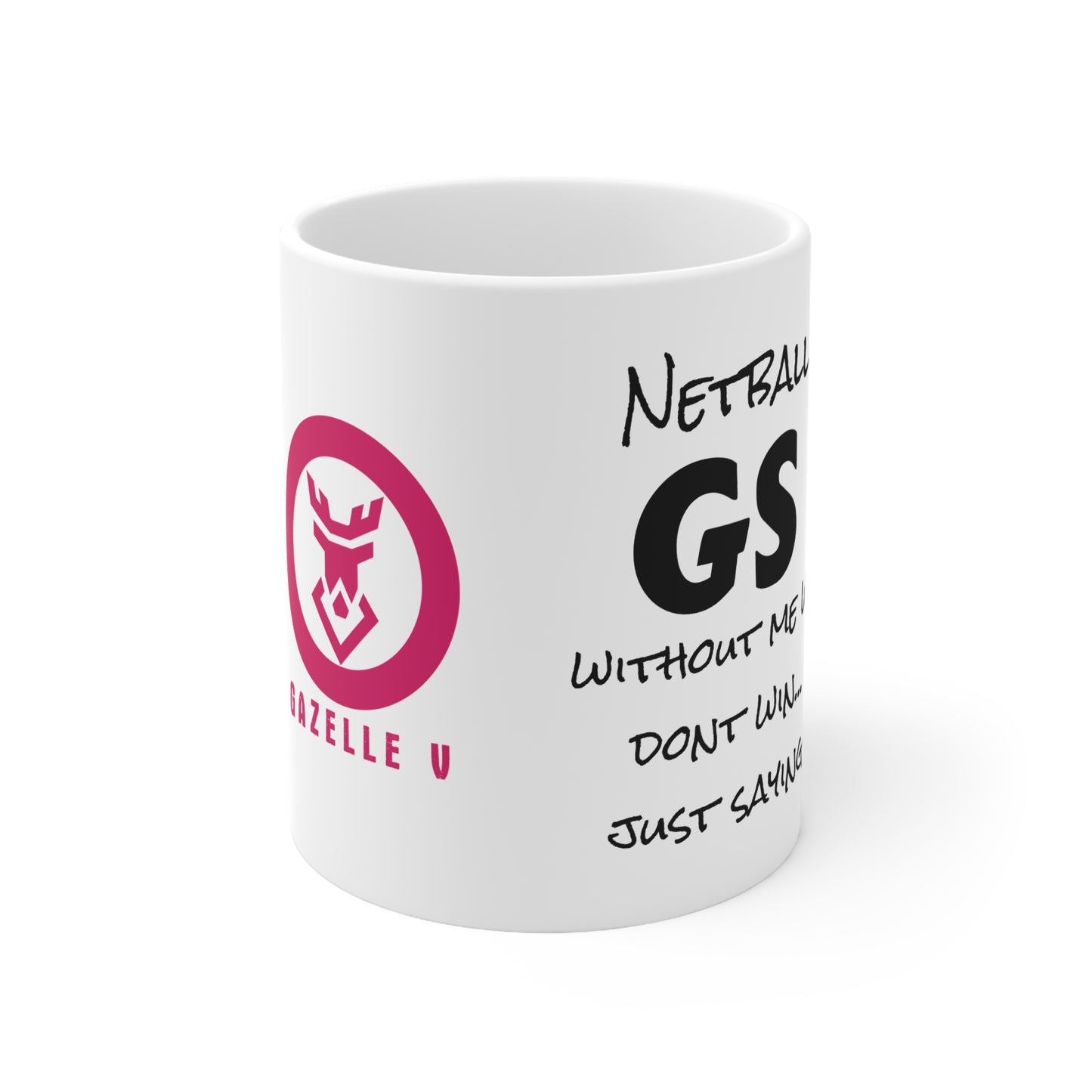 Gazelle 'Netball GS' coffee mug