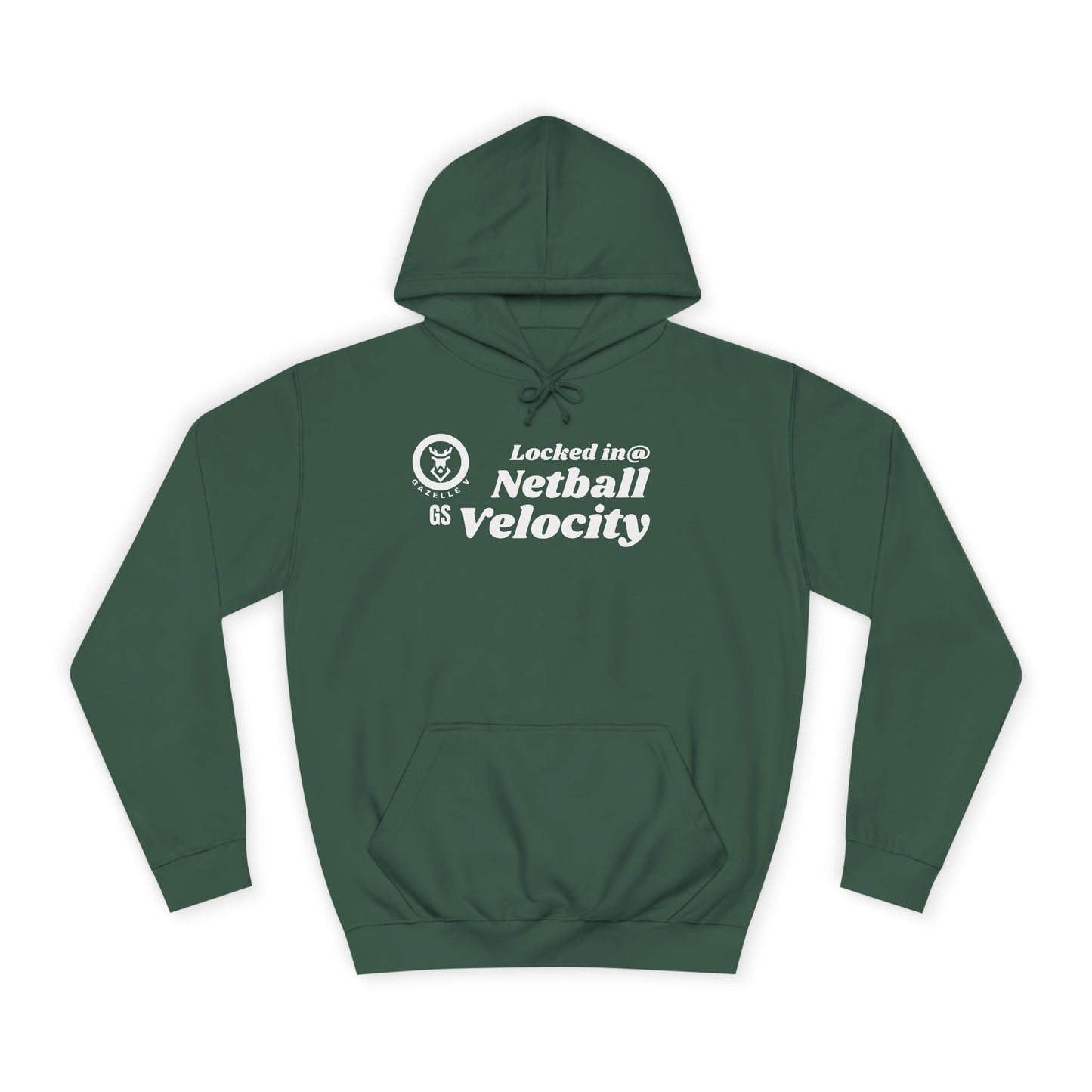 'Gazelle GS (Goal Shooter) Locked In@ Netball Velocity' Hoodie