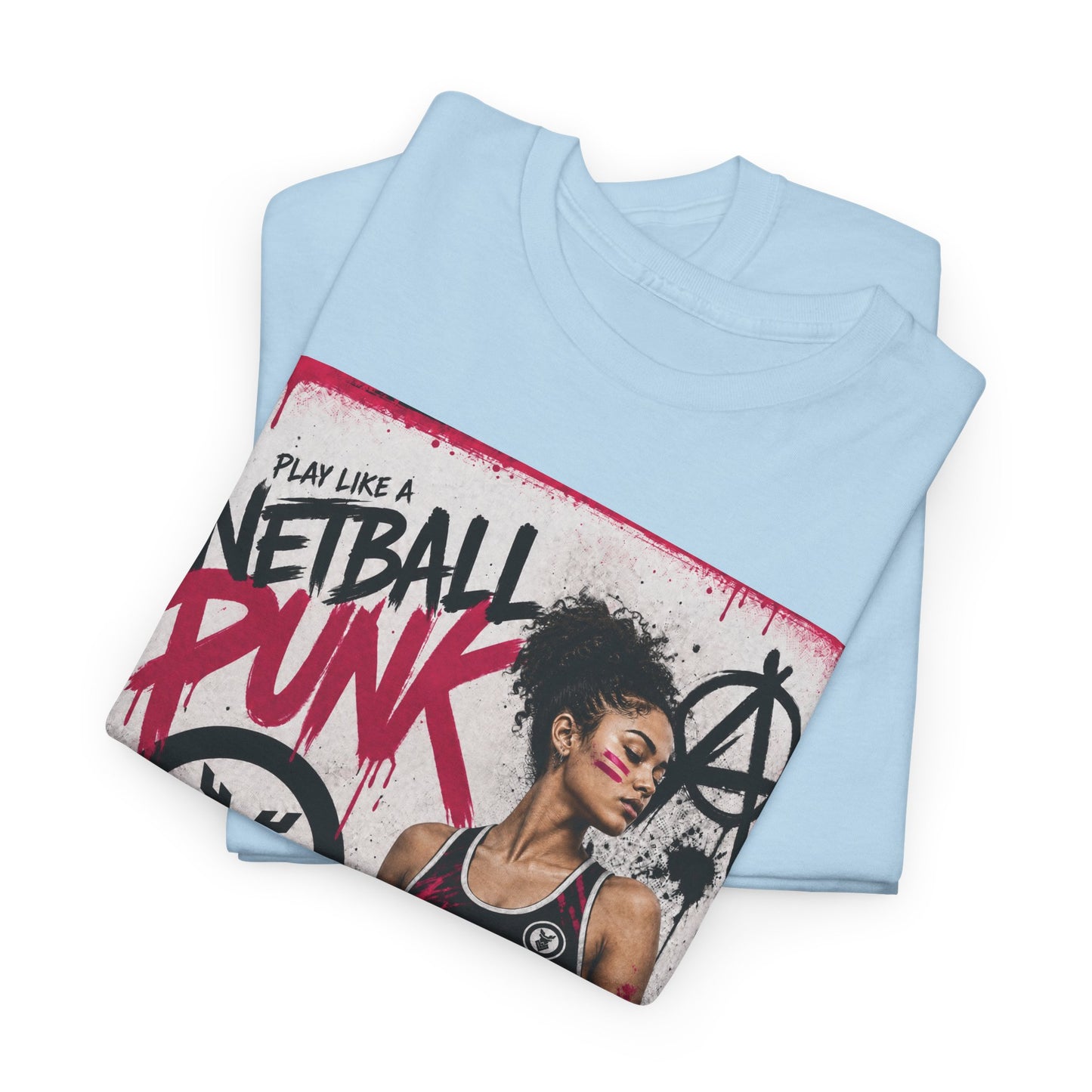 'GS Netball Punk' Limited Edition T-Shirt. PERSONALISATION AVAILABLE
