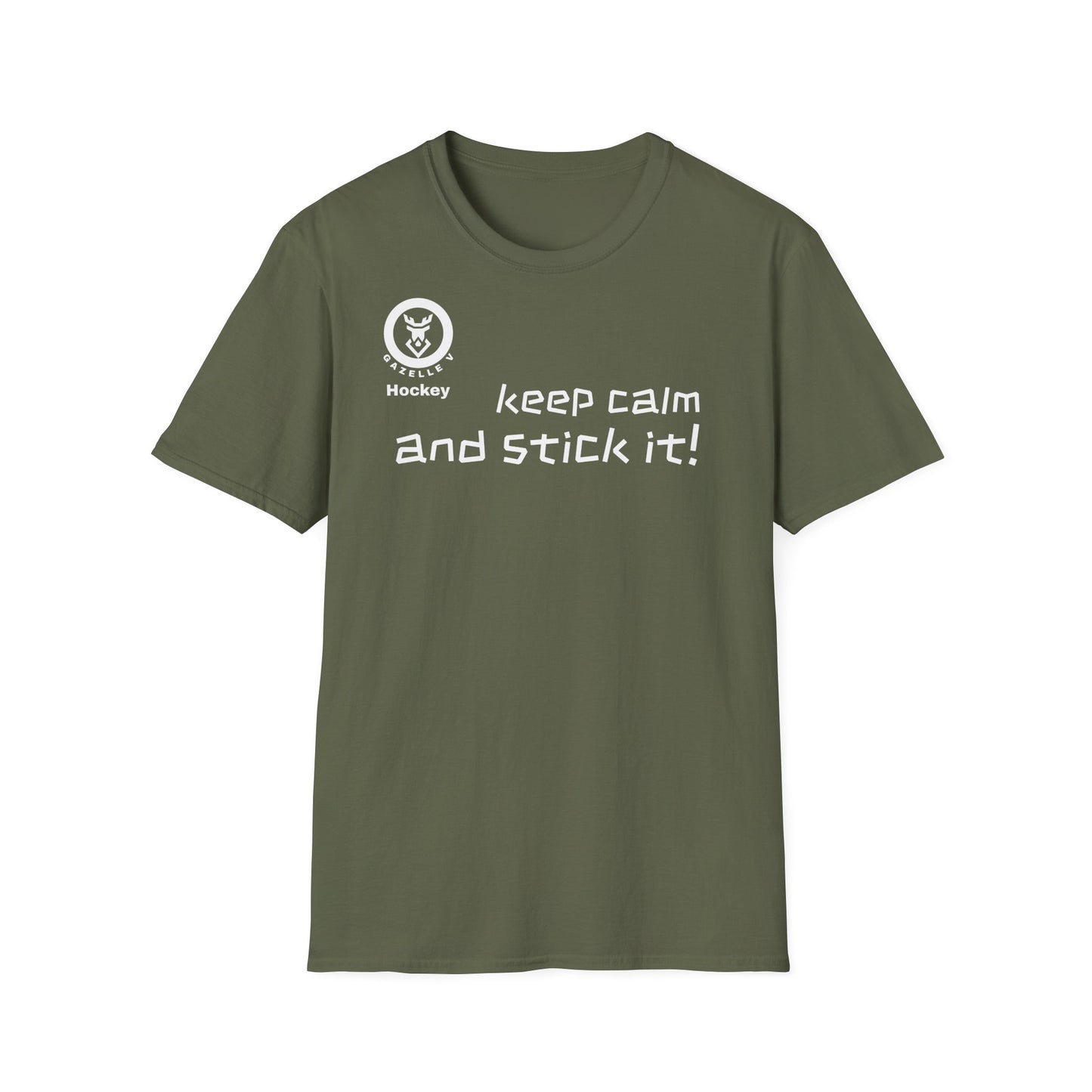 Gazelle V 'Keep Calm and Stick It' Hockey T-Shirt