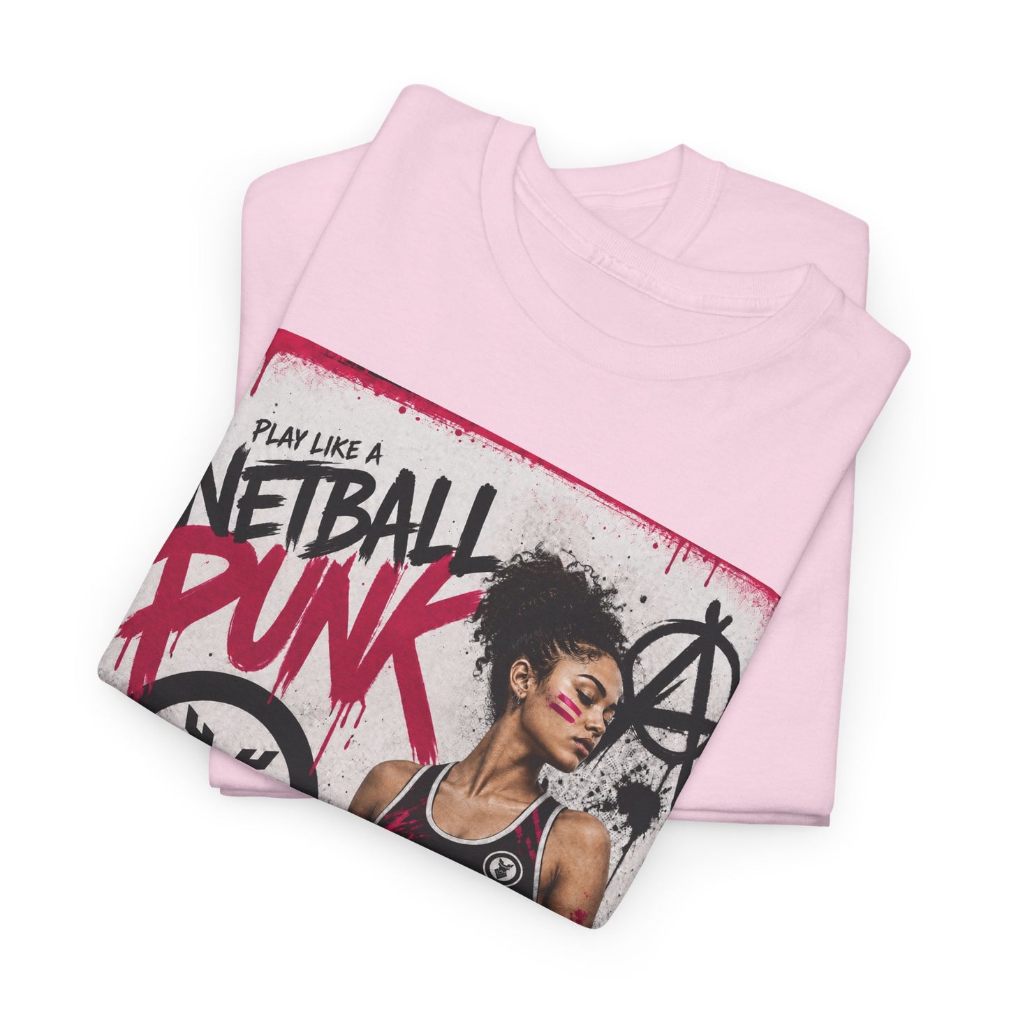 'GS Netball Punk' Limited Edition T-Shirt. PERSONALISATION AVAILABLE