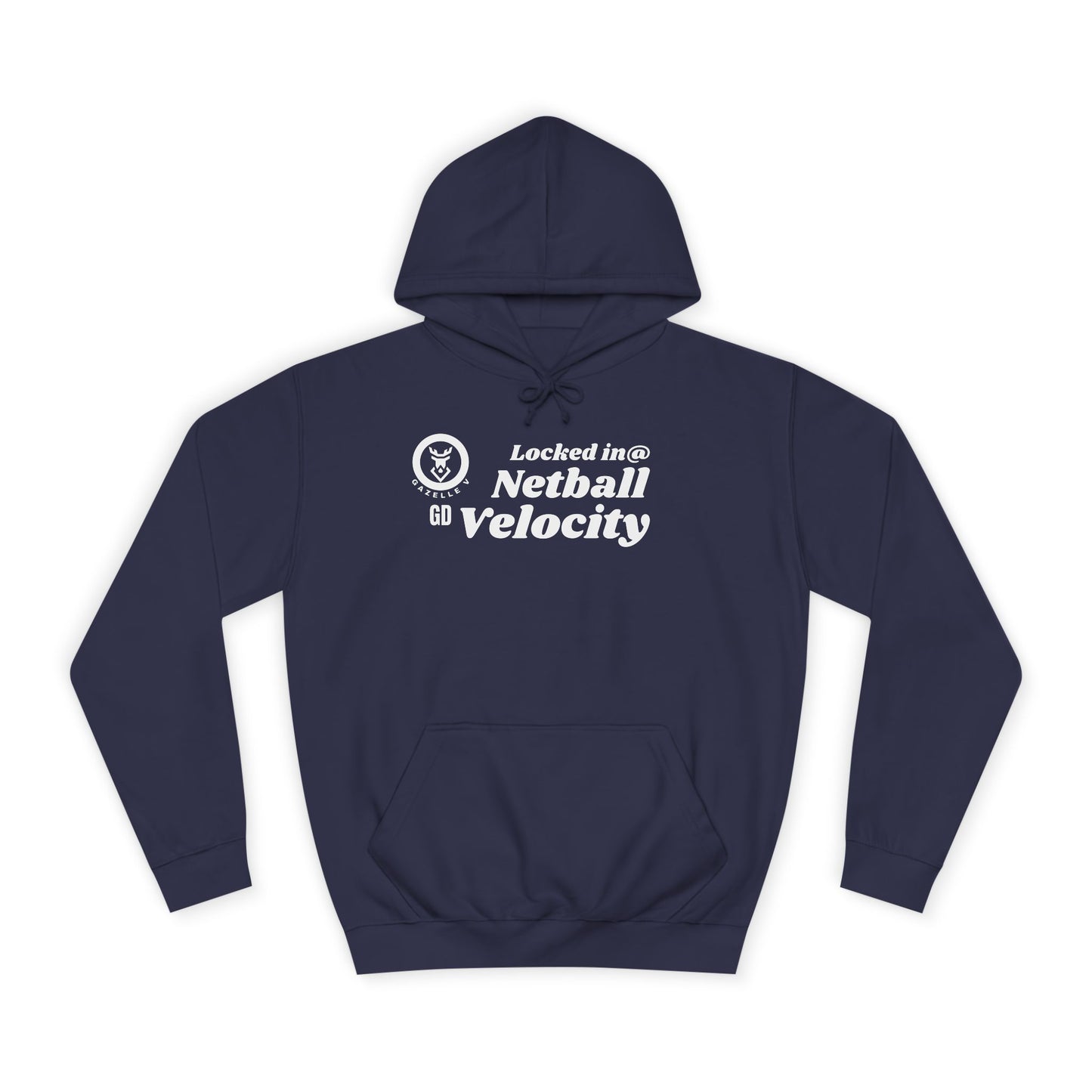 'Gazelle GD (Goal Defence) Locked In@ Netball Velocity' Hoodie