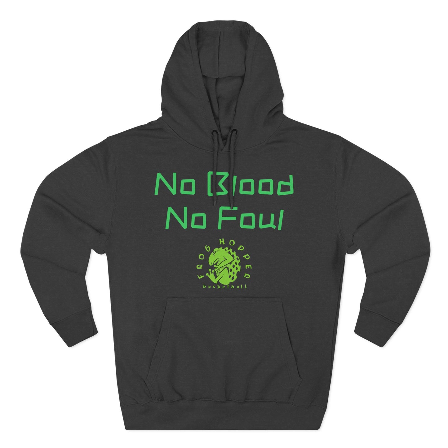 Frog Hopper Basketball "No Blood. No Foul" Sports Hoodie