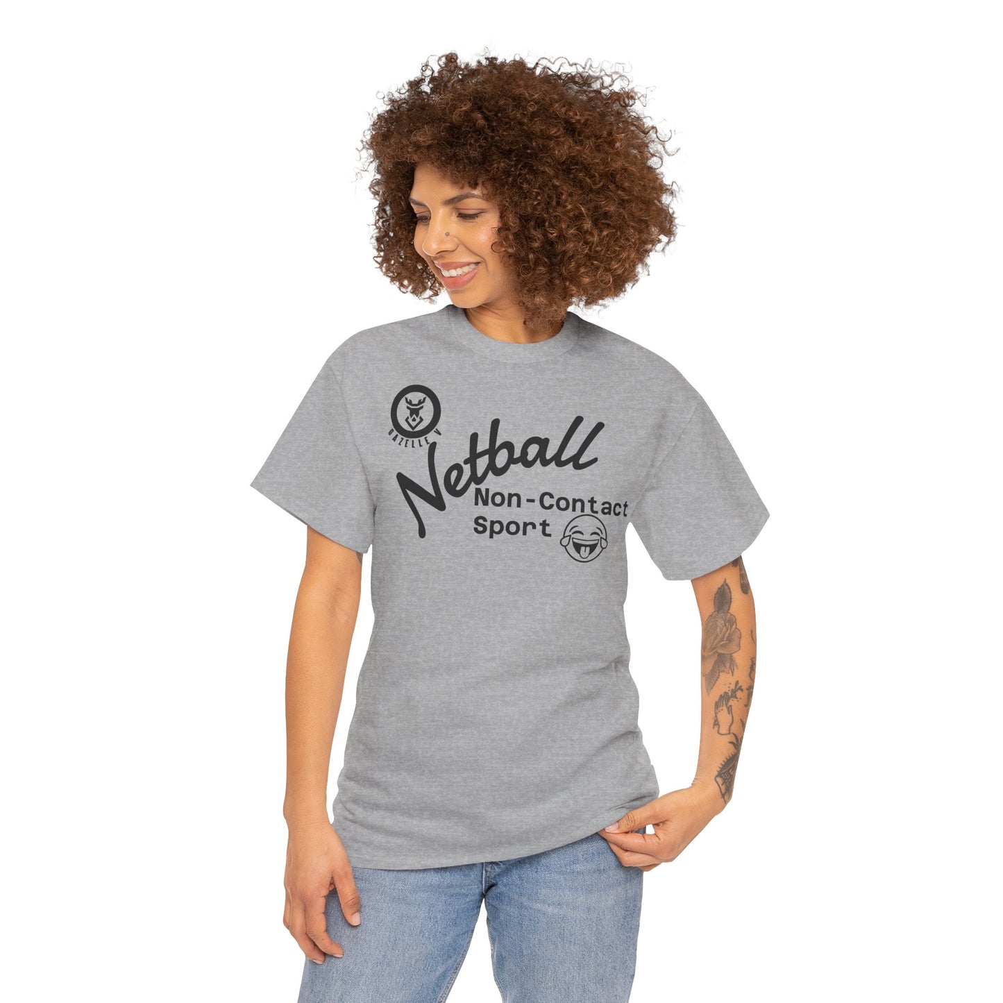 Gazelle V 'Netball. Non-Contact Sport...' t-shirt