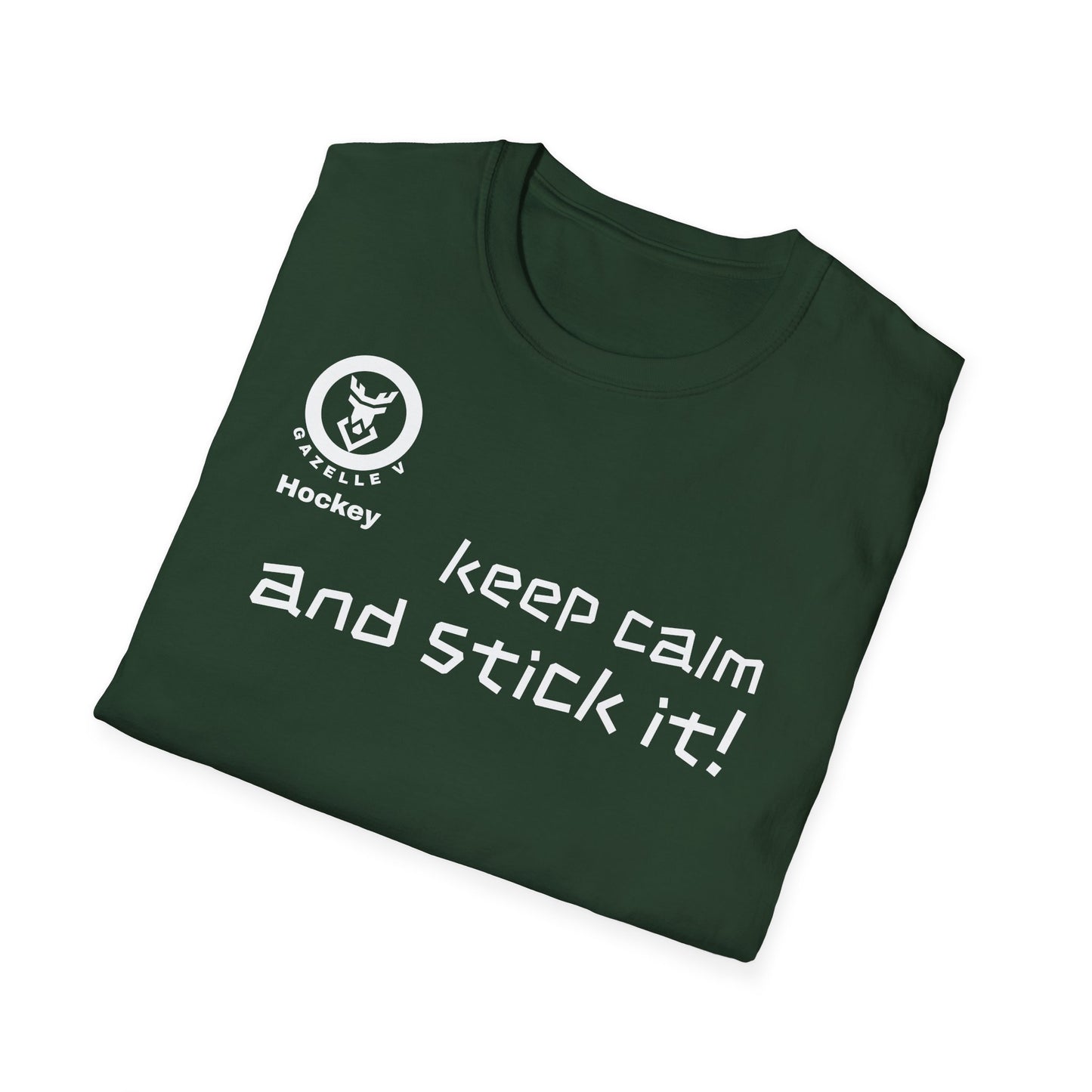 Gazelle V 'Keep Calm and Stick It' Hockey T-Shirt