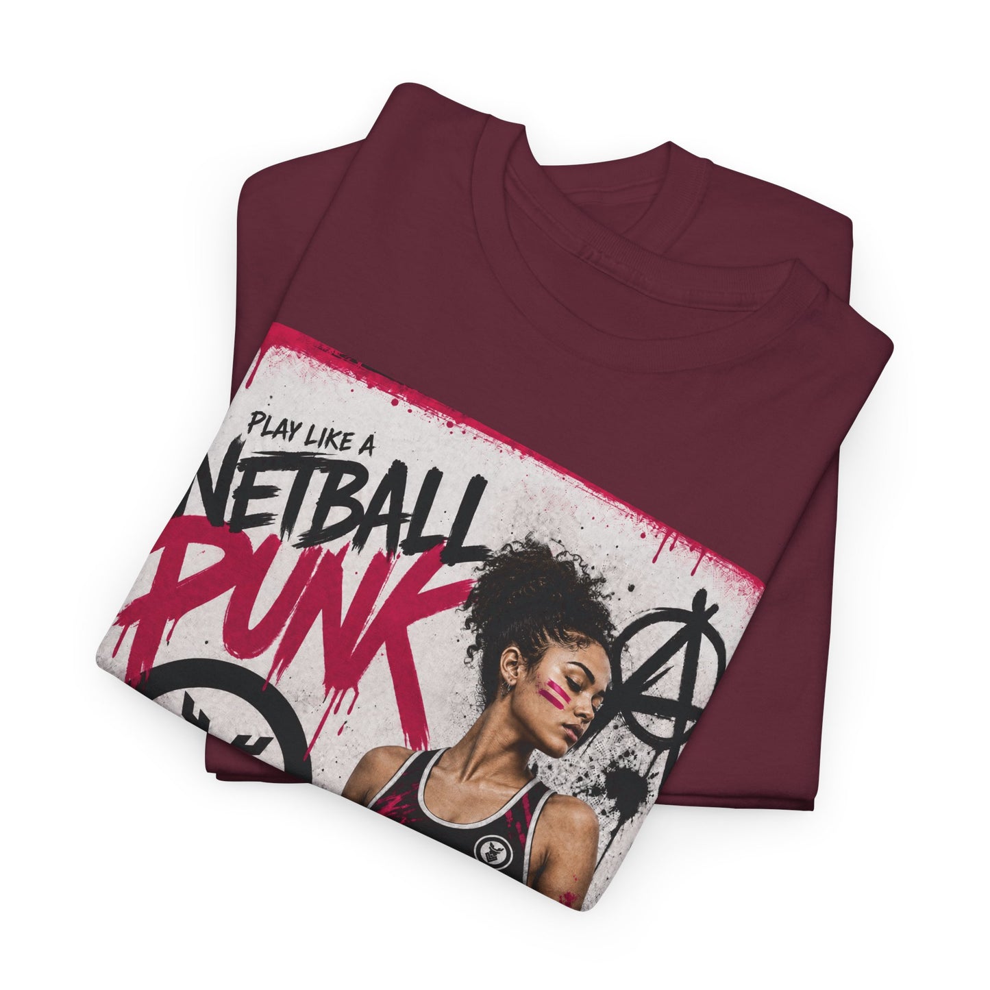 'GS Netball Punk' Limited Edition T-Shirt. PERSONALISATION AVAILABLE