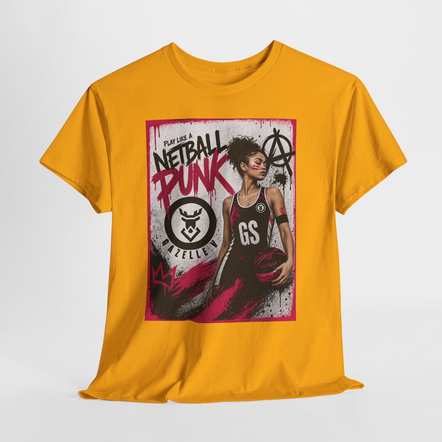 'GS Netball Punk' Limited Edition T-Shirt. PERSONALISATION AVAILABLE