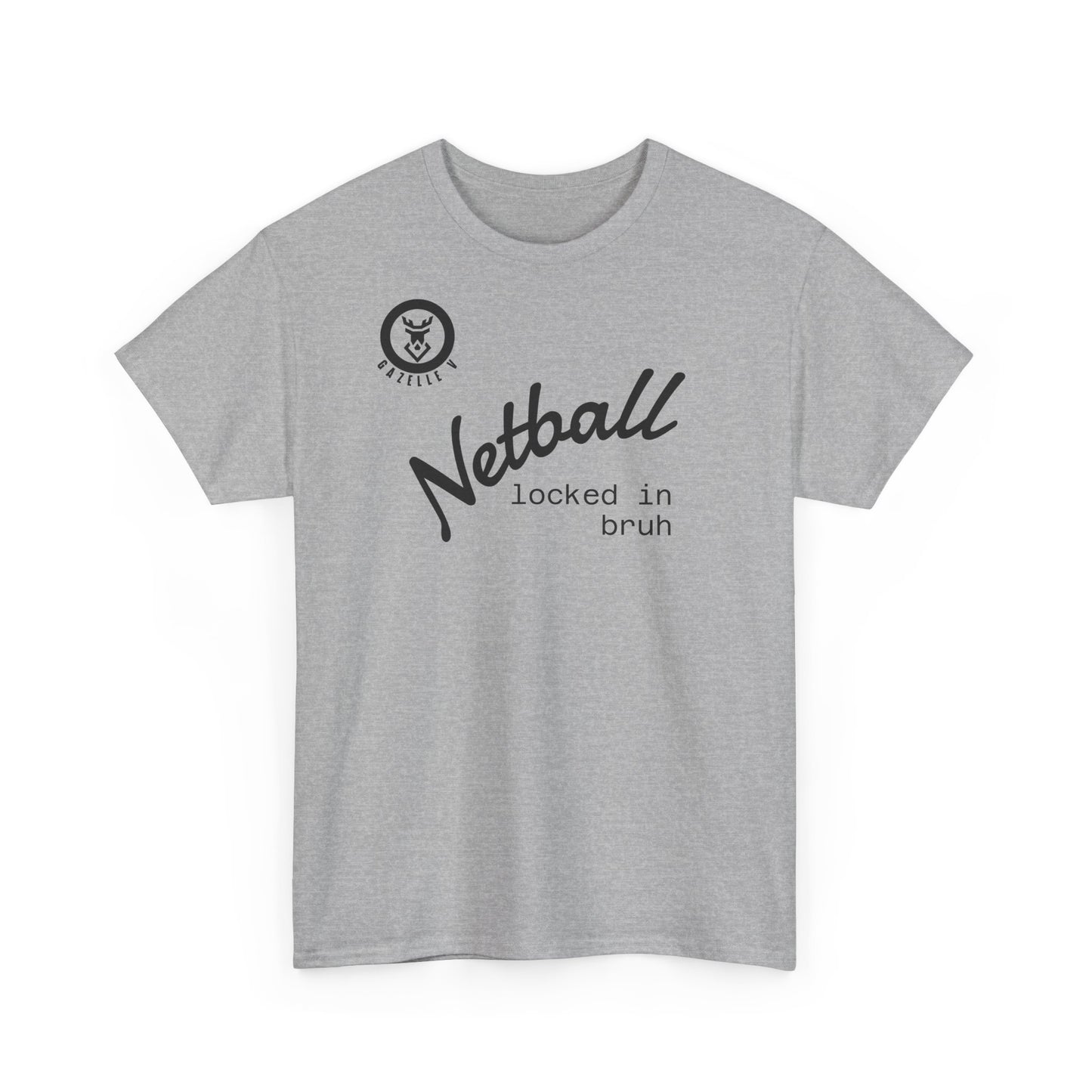 Gazelle V Netball "locked in bruh" Sports T-Shirt