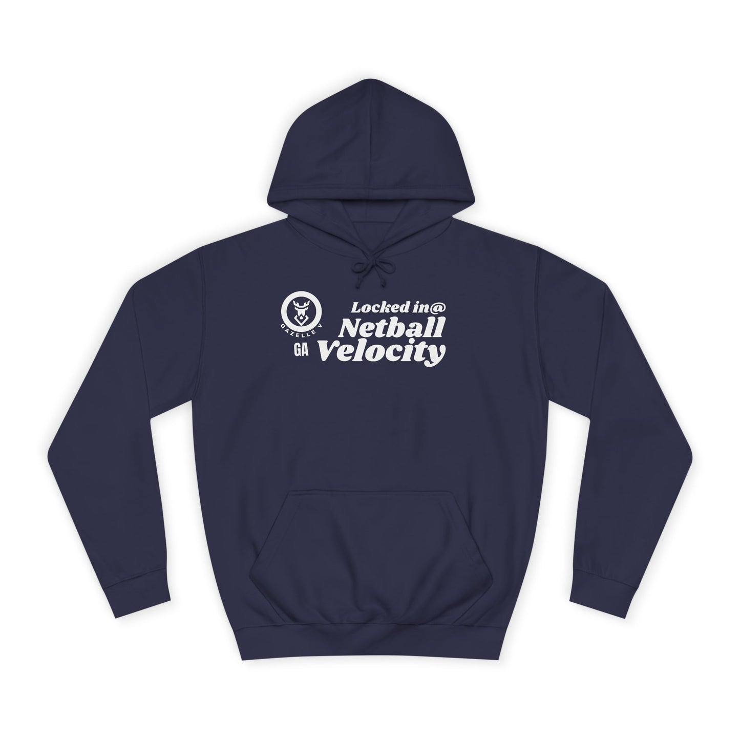 'Gazelle GA (Goal Attack) Locked In@ Netball Velocity' Hoodie