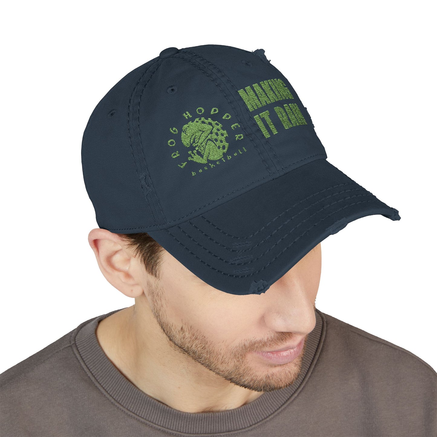 Frog Hopper Basketball 'Making It Rain' Baseball Cap