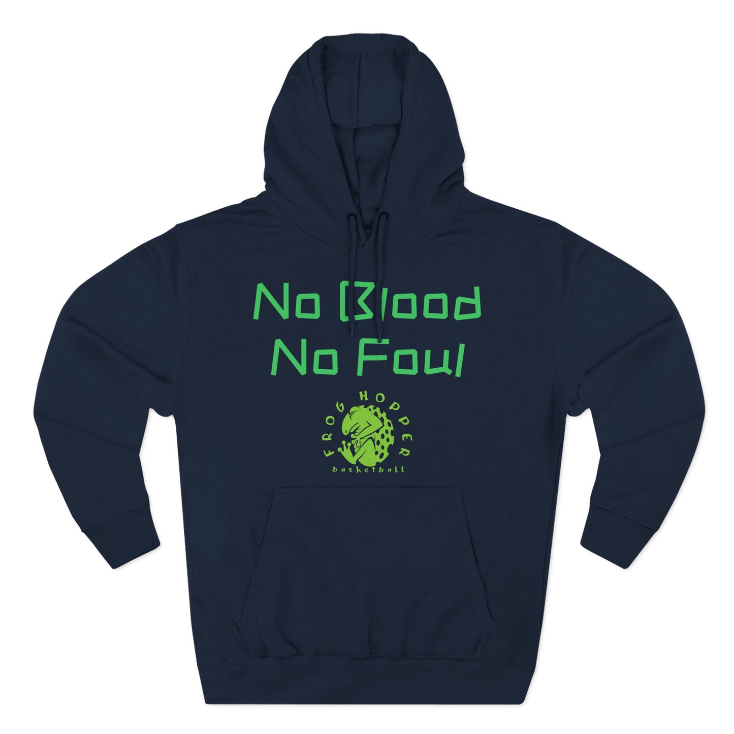 Frog Hopper Basketball "No Blood. No Foul" Sports Hoodie